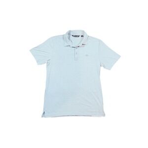 Travis Mathew Short Sleeve Polo Shirt Gray Golf Logo Size Medium‎